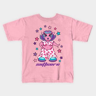 Fat Positive Mascot - Softcore Kids T-Shirt